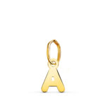 18K COLGANTE ORO AMARILLO LETRA " A " BRILLO, 8 X 5,5 MM