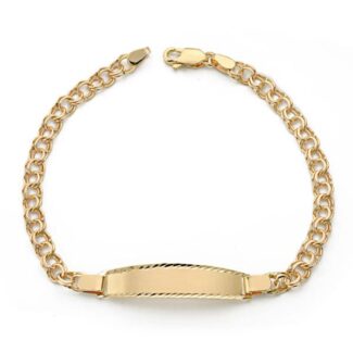 18K PULSERA ESCLAVA ORO AMARILLO HUNGARA 18CM