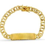 18K ESCLAVA ORO AMARILLO HUNGARA 21CM 7 MM