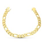 18K PULSERA ORO AMARILLO MACIZA 21,5 CM 8 MM