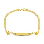 18K ESCLAVA ORO AMARILLO PATITOS 16CM