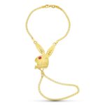 18K PULSERA ORO AMARILLO CONEJO MEDIANO,