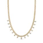 18K COLLAR ORO AMARILLO LAGRIMAS 42CM