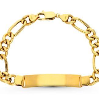 18K PULSERA ESCLAVA ORO AMARILLO CARTIER HUECA ANCHO: 8MM, LARGO: 21,5 CM PLACA CHAPA: 45X10MM