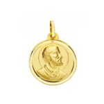 18K MEDALLA ORO AMARILLO SAN FRANCISCO JAVIER 18 MM