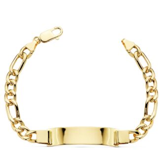 18K PULSERA ESCLAVA ORO AMARILLO CARTIER HUECA ANCHO: 7,5MM, LARGO: 21,5 CM PLACA CHAPA: 43X10MM