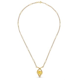 18K GARGANTILLA ORO AMARILLO ENAMORADOS 48 CM