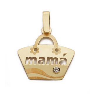 9K COLGANTE ORO AMARILLO MADRE, 19X19 MM