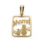 9K COLGANTE ORO AMARILLO MADRE, 21X15 MM