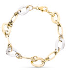 9K PULSERA ORO AMARILLO HUECA 20,5 CM