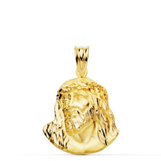 18K COLGANTE CRISTO MURILLO ORO AMARILLO 23X18 MM