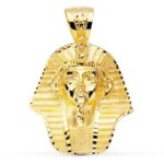 18K COLGANTE ORO AMARILLO FARAON GIGANTE, 46X44 M