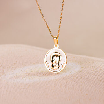 Medallas Virgen niña