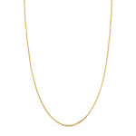 18K CADENA ORO AMARILLO MACIZA FORZADA ESLABON TALLADO. ANCHO: 1 MM LARGO: 60CM