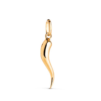18K COLGANTE ORO AMARILLO GUNDILLA EN BRILLO. MEDIDA: 20 X 3,5 MM