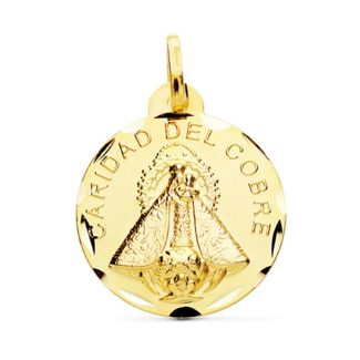 9K VIRGEN CARIDAD DEL COBRE 24 MM  3.25 GRS