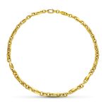 18K GARGANTILLA ORO AMARILLO HUECA 45CM