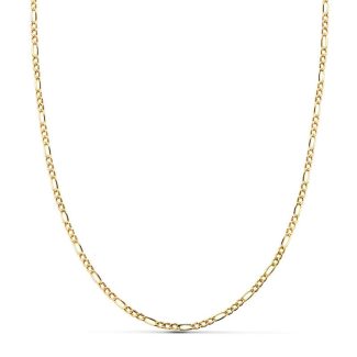 18K CADENA ORO AMARILLO CARTIER HUECA 50CM 2 MM