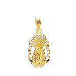 18K MEDALLA ORO AMARILLO SILUETA VIRGEN DE LOS DESAMPARADOS