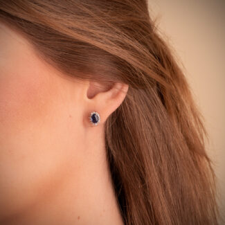 Pendientes de Oro blanco